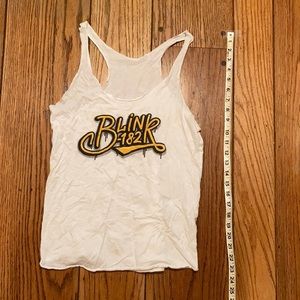 Blink-182 racetrack style shirt